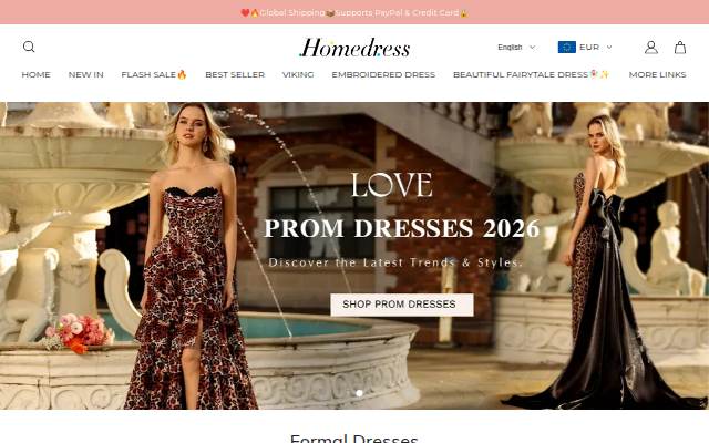 Homedress storefront