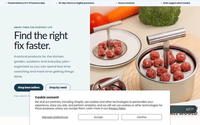 HomeGood storefront