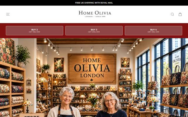Montra da Home Olivia London