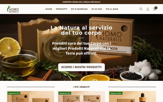 Montra da Homo Naturalis