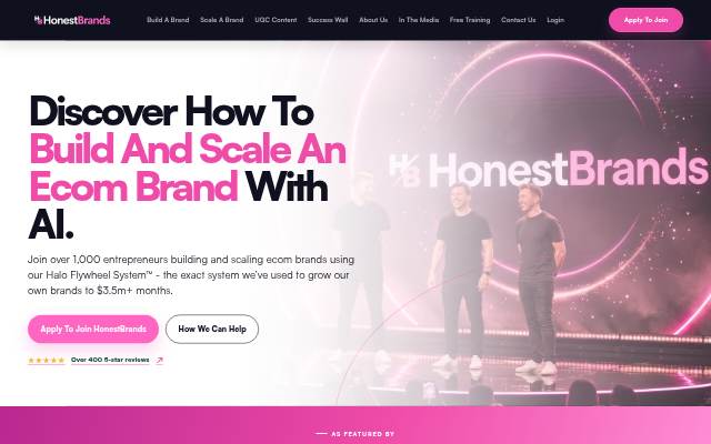 HonestBrands — Build, launch & scale ecommerce brands storefront