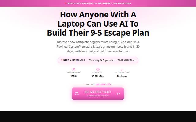 HonestBrands Webinar storefront