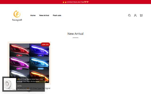 Honeysek storefront