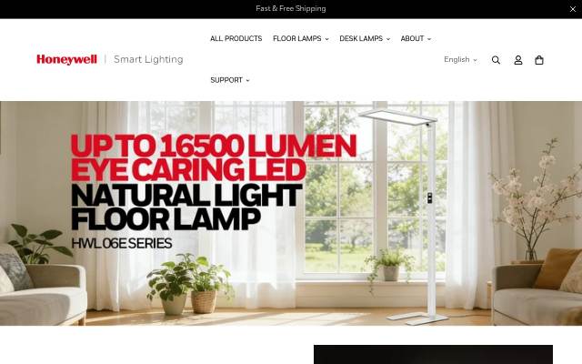 Honeywell Smart Lighting storefront