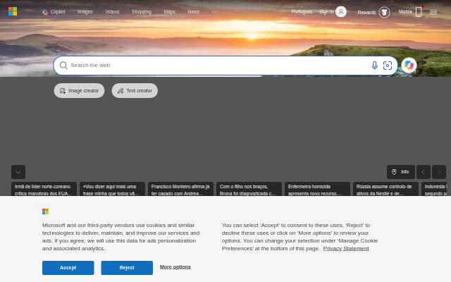Pesquisa - Microsoft Bing storefront
