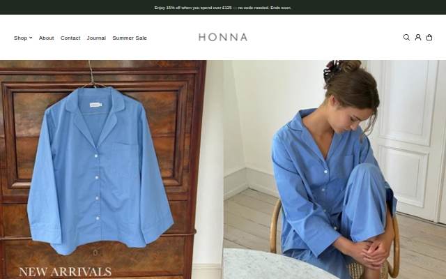 HONNA storefront
