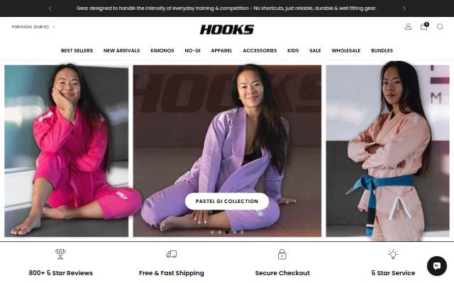 Hooks Jiu-Jitsu storefront