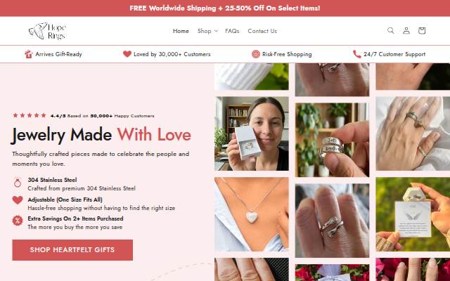 Hope Rings storefront