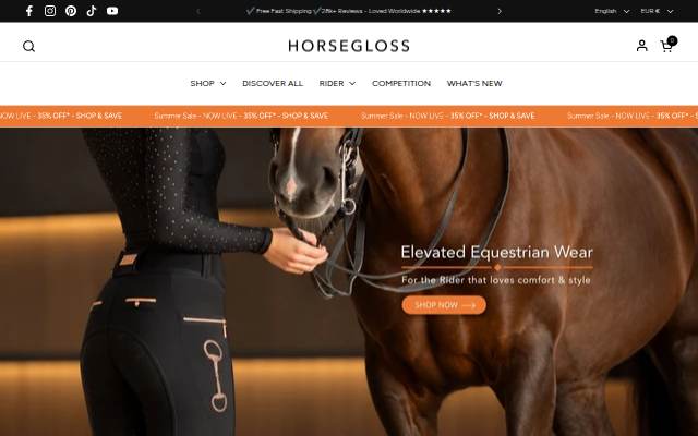 HorseGloss storefront