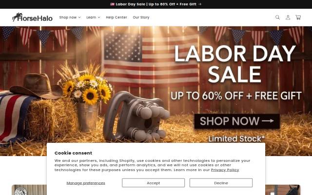 HorseHalo storefront
