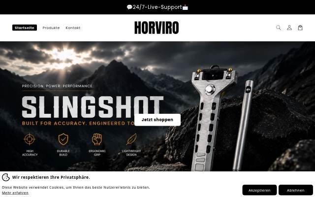 HORVIRO storefront