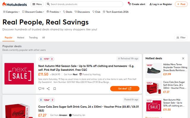hotukdeals storefront