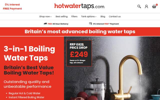 Hot Water Taps storefront