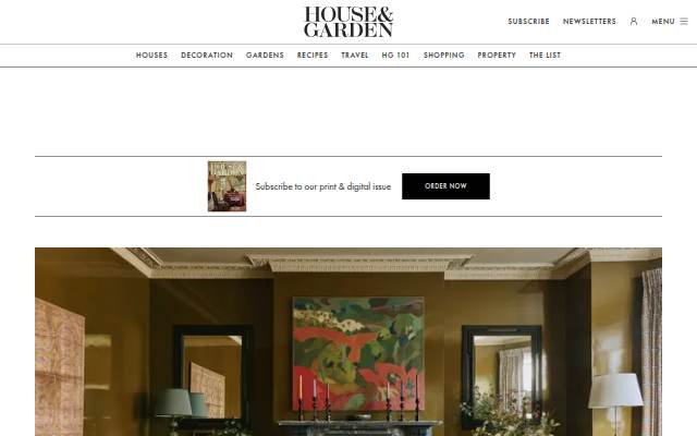 Startseite von House &amp; Garden
