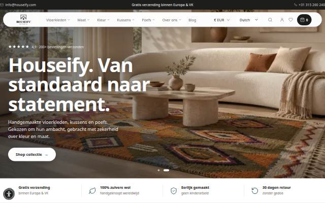 Vitrine de Houseify