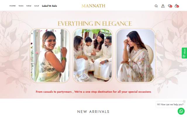 House Of Mannath storefront