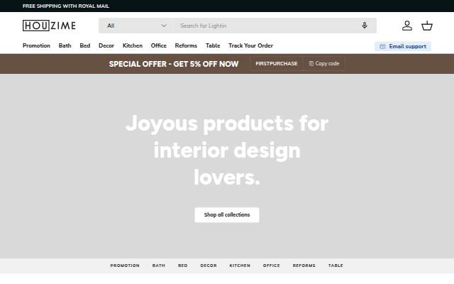 Houzime storefront