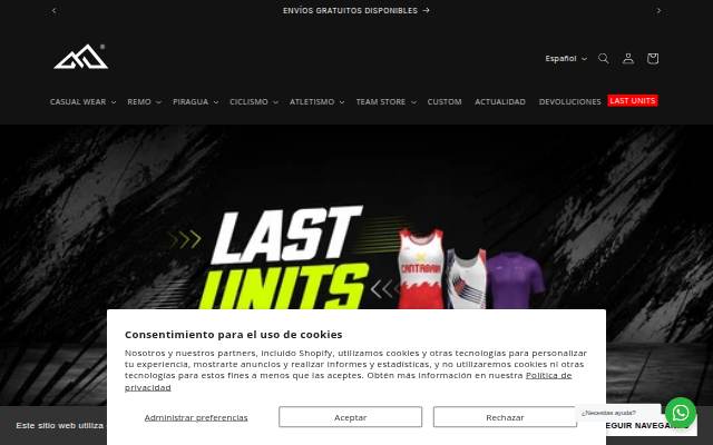 HSPORTWEAR storefront