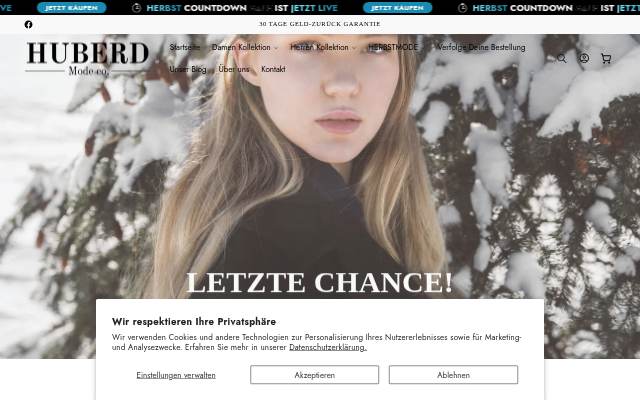 Huberd™ storefront