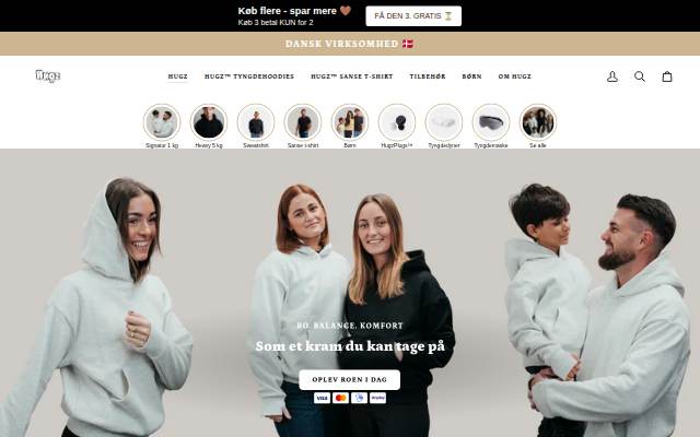 Hugz storefront