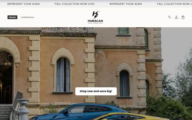 Huracan Performance storefront
