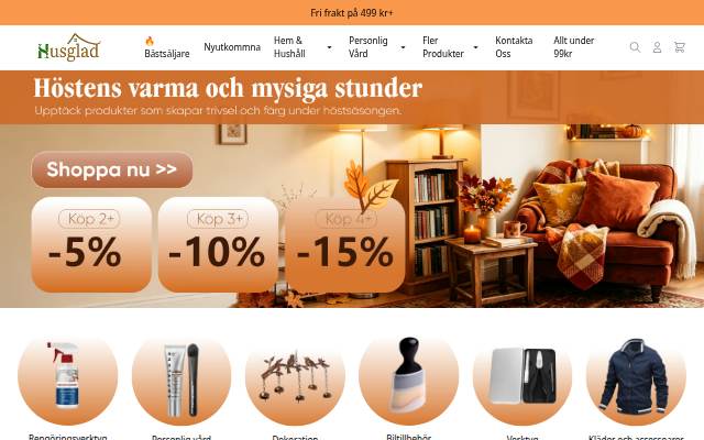 husglad storefront