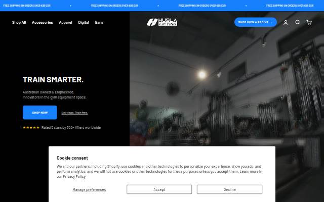 HUSLA Lifting storefront