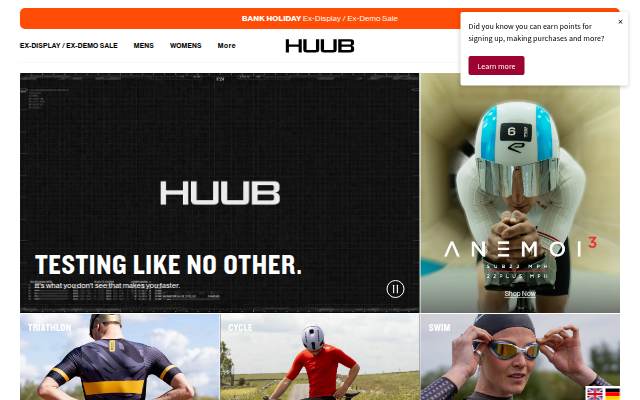 HUUB Design storefront