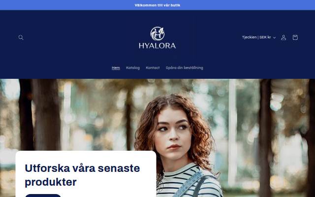 Hyalora storefront