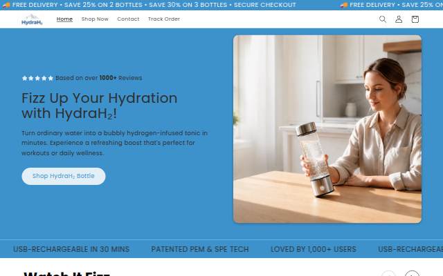 HydraH₂ storefront