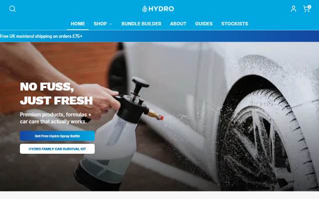 HydroUk storefront