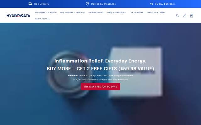 HydroWata storefront