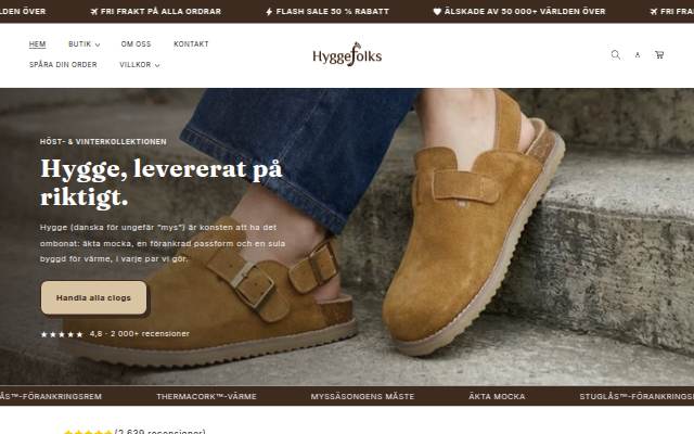 Startseite von Hyggefolks