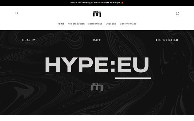 Hype EU storefront