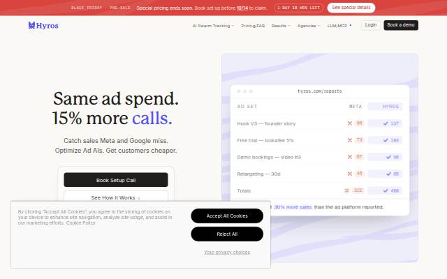 Startseite von The Best Ad Tracking &amp; Attribution Software