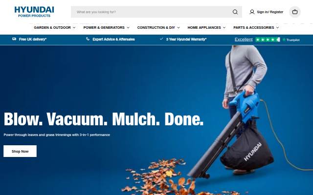 Hyundai PP storefront