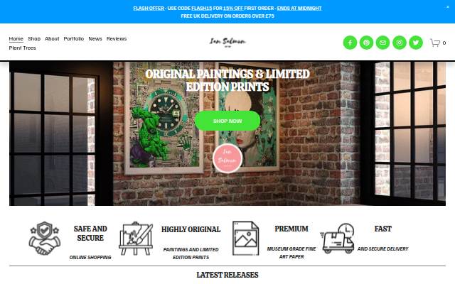 Ian Salmon - Artist storefront