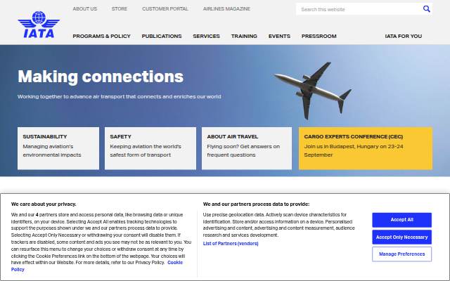 IATA storefront