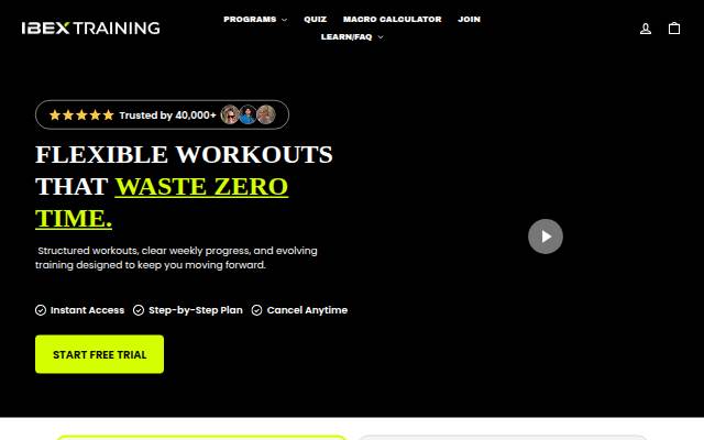 IBEX TRAINING storefront