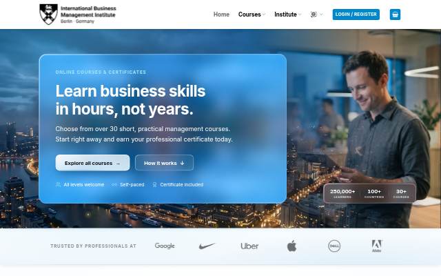 International Business Management Institute storefront