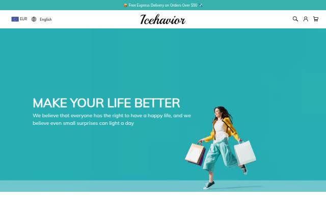 Icehavior storefront
