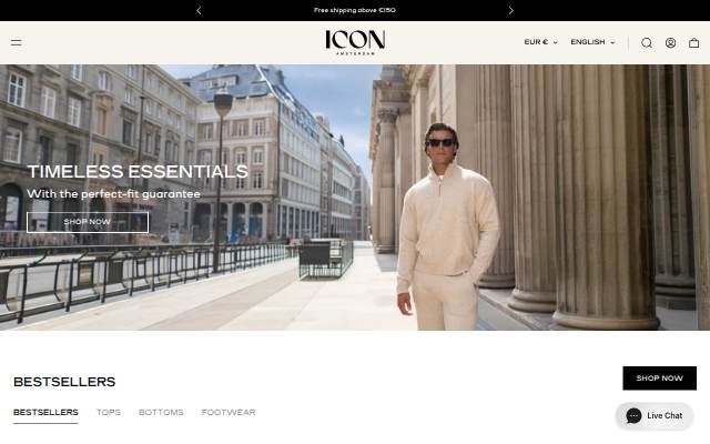 ICON. AMSTERDAM storefront