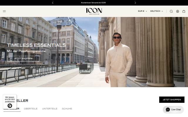 ICON. AMSTERDAM storefront