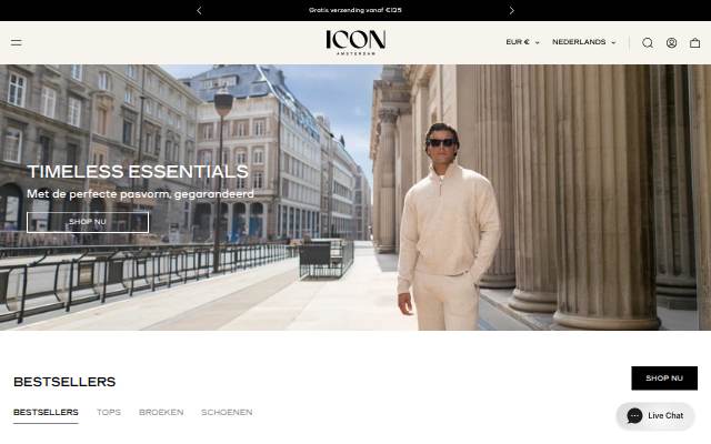 ICON. AMSTERDAM storefront