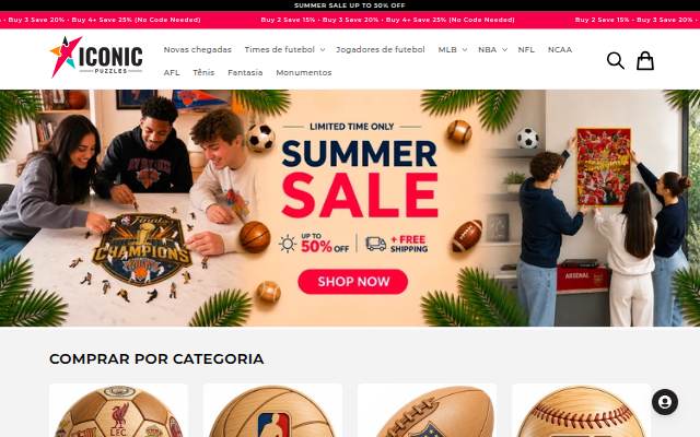 Iconic Puzzles IT storefront