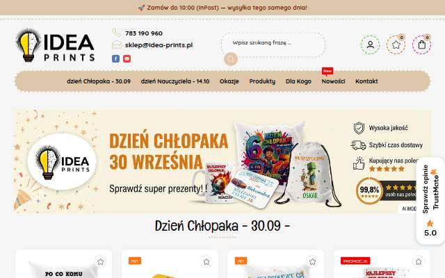 Idea-prints.pl storefront