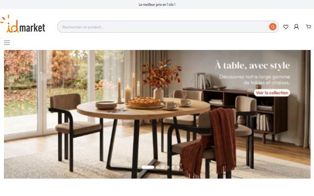 Startseite von IDMarket.com