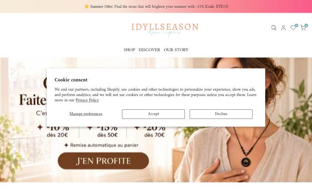 IDYLLSEASON storefront