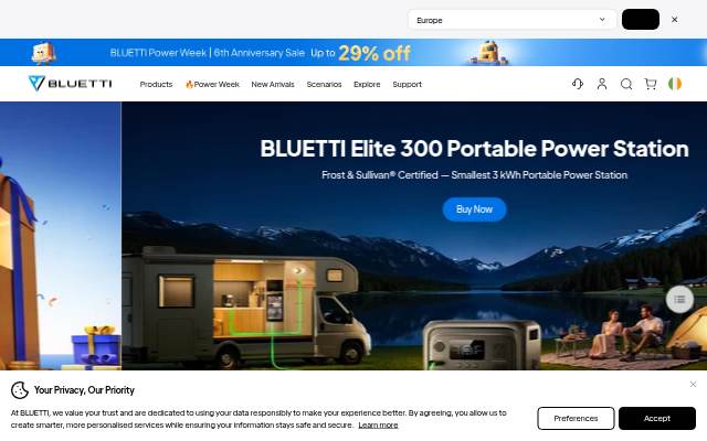 BLUETTI UK storefront