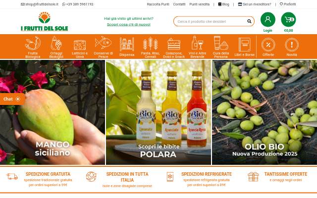 Montra da Spesa Biologica Online